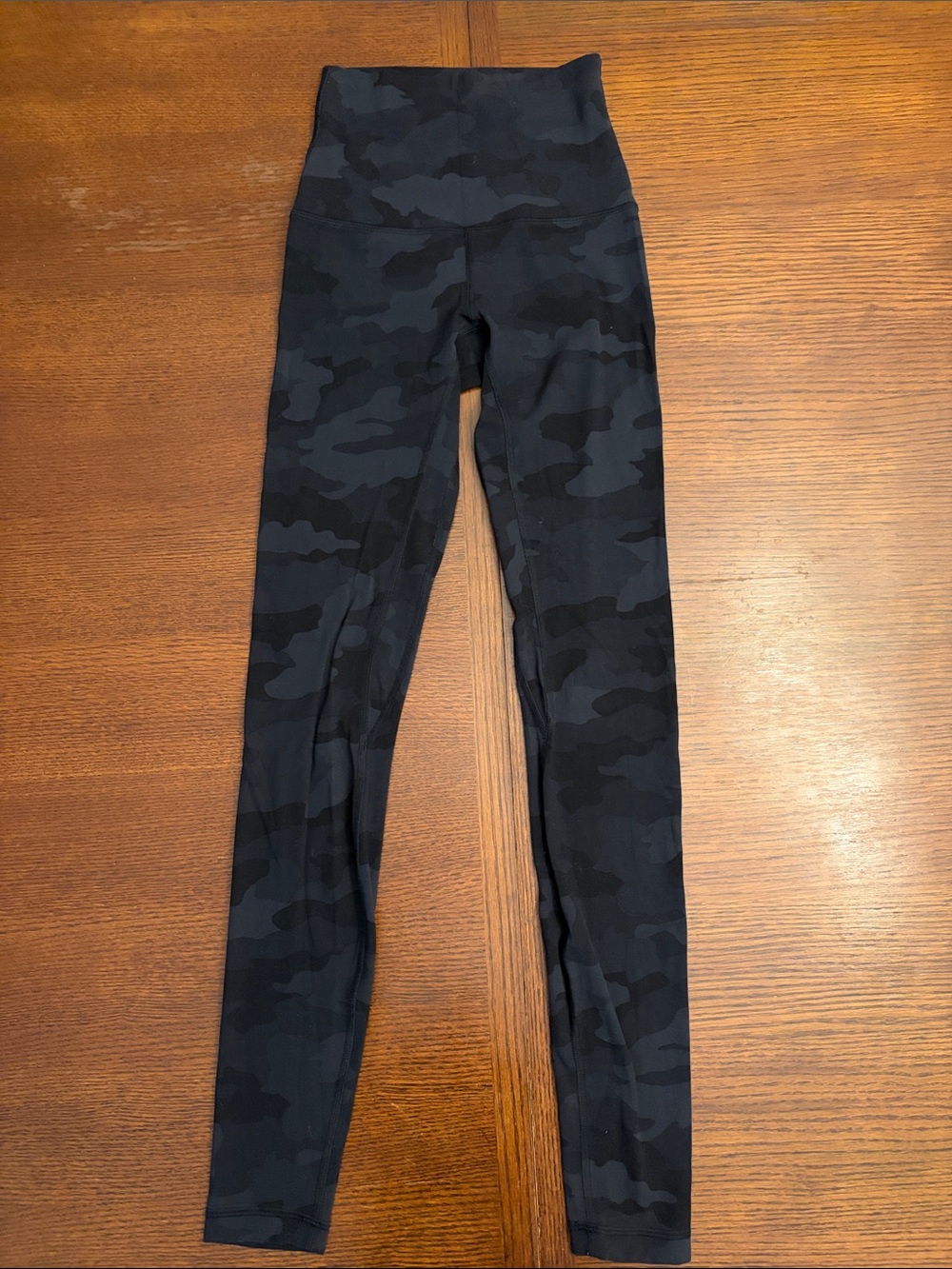 lululemon athletica Black Camouflage High-Rise Leggings